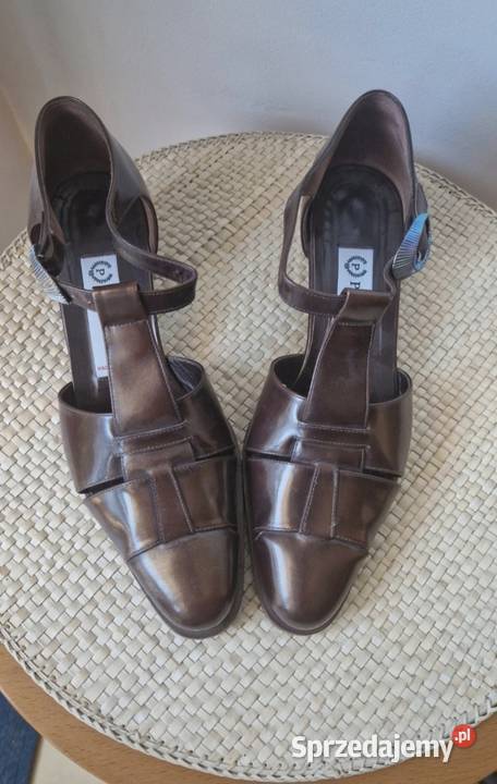 Nowe buty marki Pollinidamskie wizytowe skóra inna Lublin