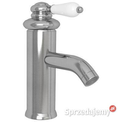 vidaXL Bateria umywalkowa srebrna 130x180