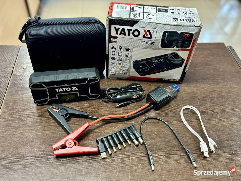 Urządzenie rozruchowe Yato 12000 mAh 12 V 500 A warmińsko-mazurskie Elbląg