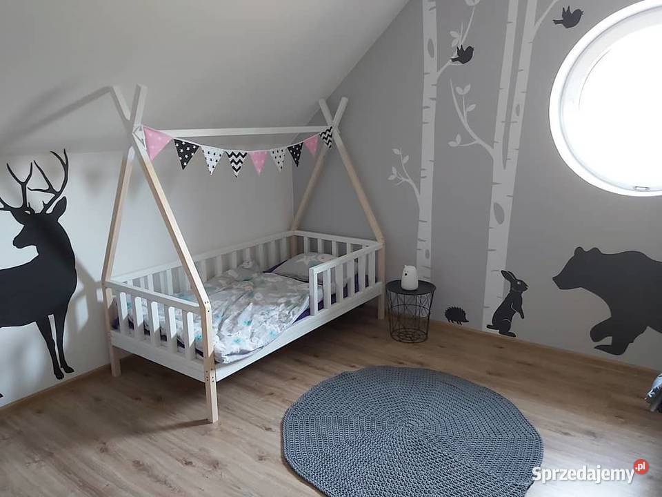 Łóżko TIPI pod materac 160x80 w stylu Pokój dziecięcy Gorlice sprzedam