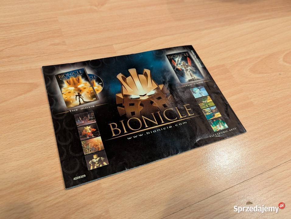 Instrukcja Bionicle Toa Vakama LEGO 8601 Papier Gdynia