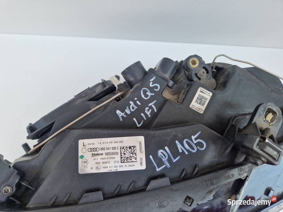 AUDI Q5 LIFT 8R0941005C LAMPA PRZÓD PRZEDNIA Słowikowo sprzedam