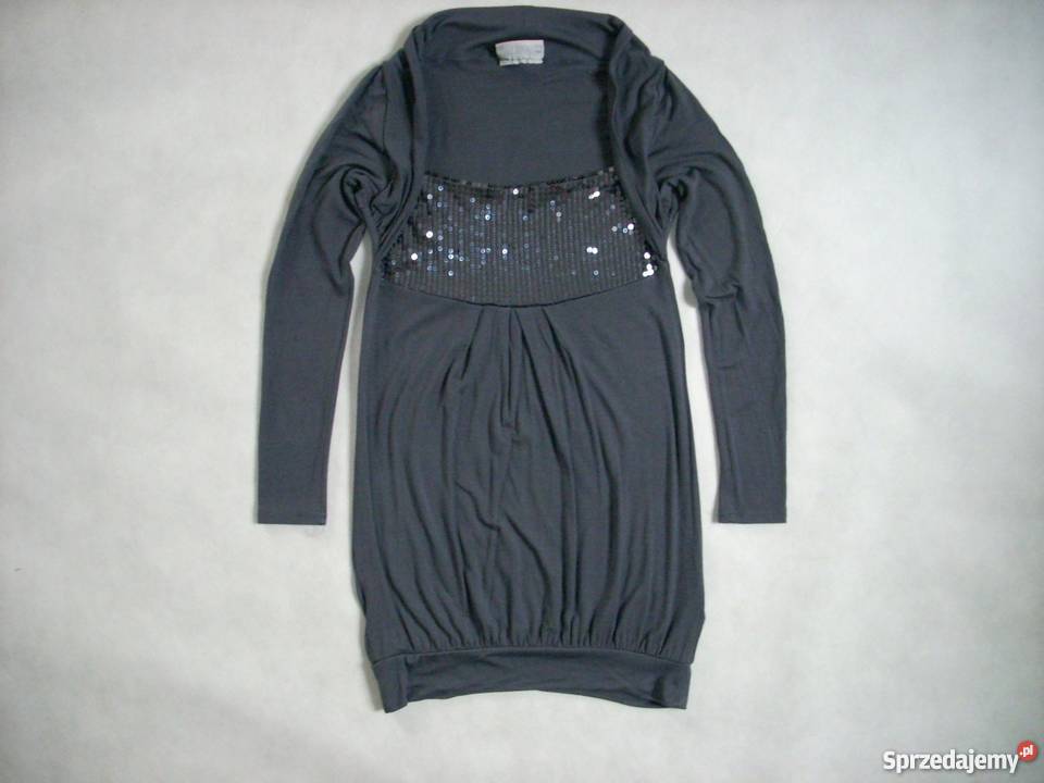 Clockhouse CA Szara Tunika CEKINY j NOWA 34 XS Nowy Sącz