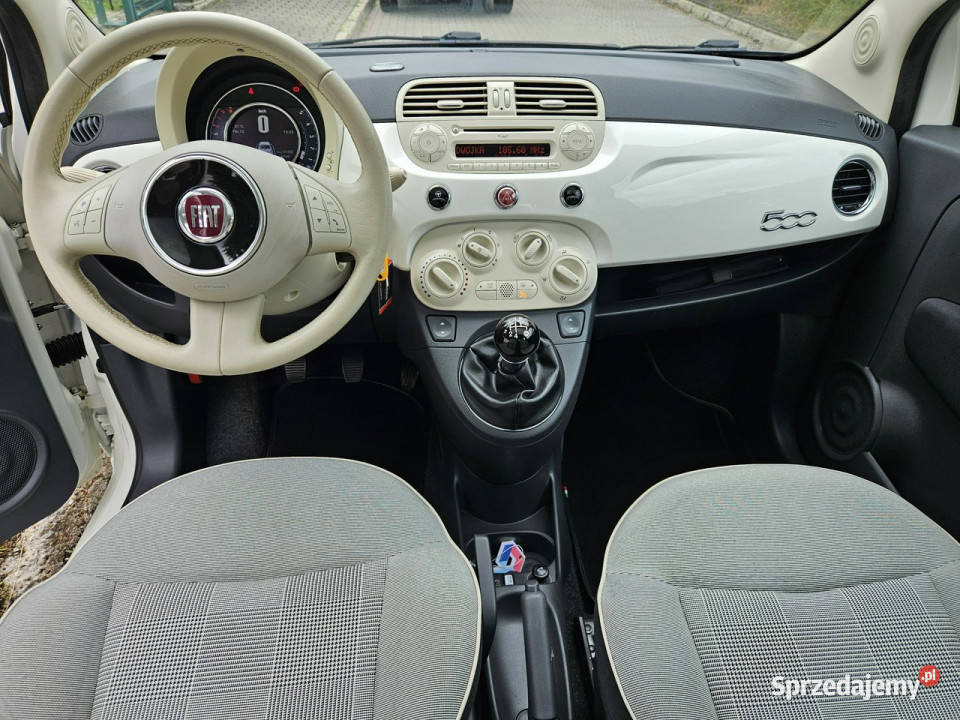 Fiat 500 Klimatyzacja Komputer Szklany dach I VAT marża