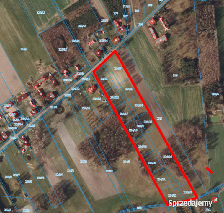 Działka budowlana 214ha 3 do Koła w m Chojny z