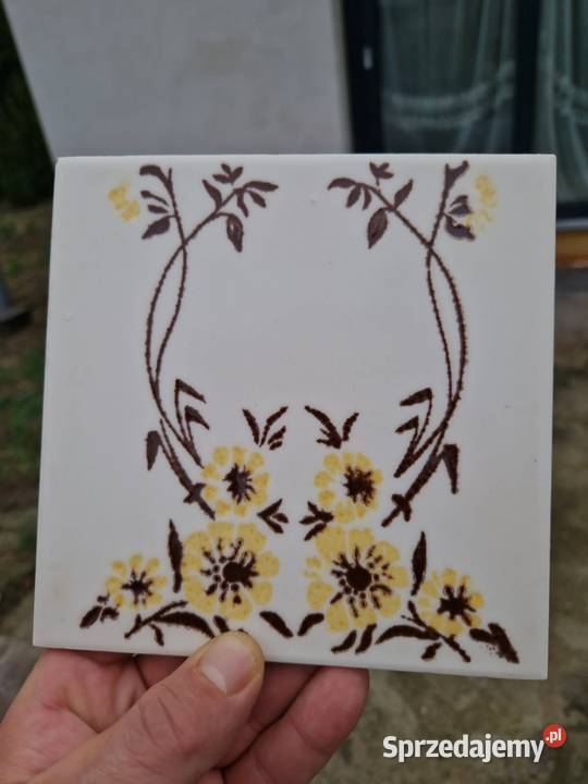 Płytki z fajansu PRL