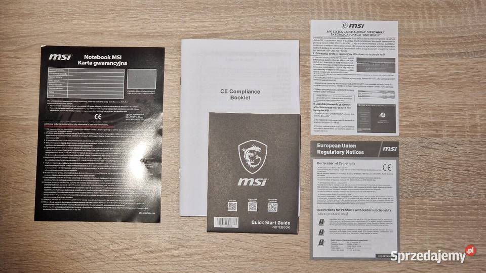 Laptop MSI GV62 7RD Windows 11i57300HQ256 gb