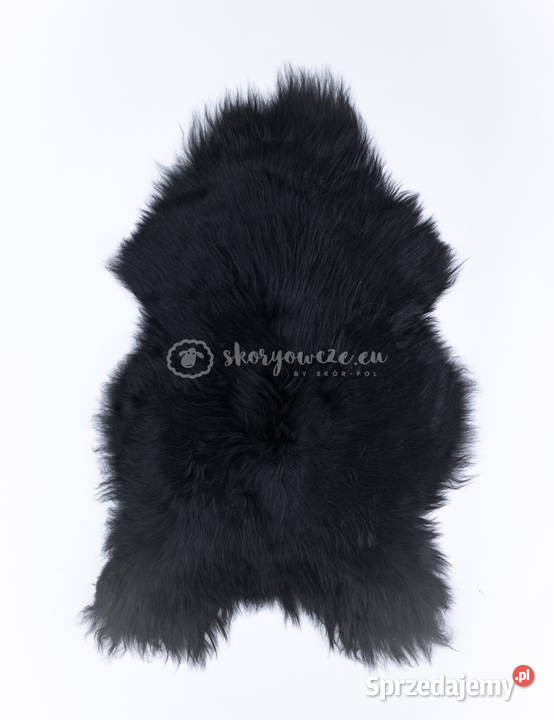 Skóra owcza Island czarna naturalna Rozmiar XS czarny Szaflary
