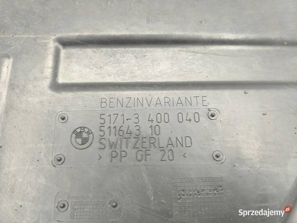 OSLONA ZBIORNIKA PALIWA BMW X3 E83 3400040 osobowe wielkopolskie