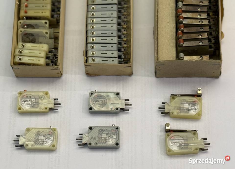 Mikrowyłącznik krańcowy Auerbach C2 C3 z rolką Rybnik