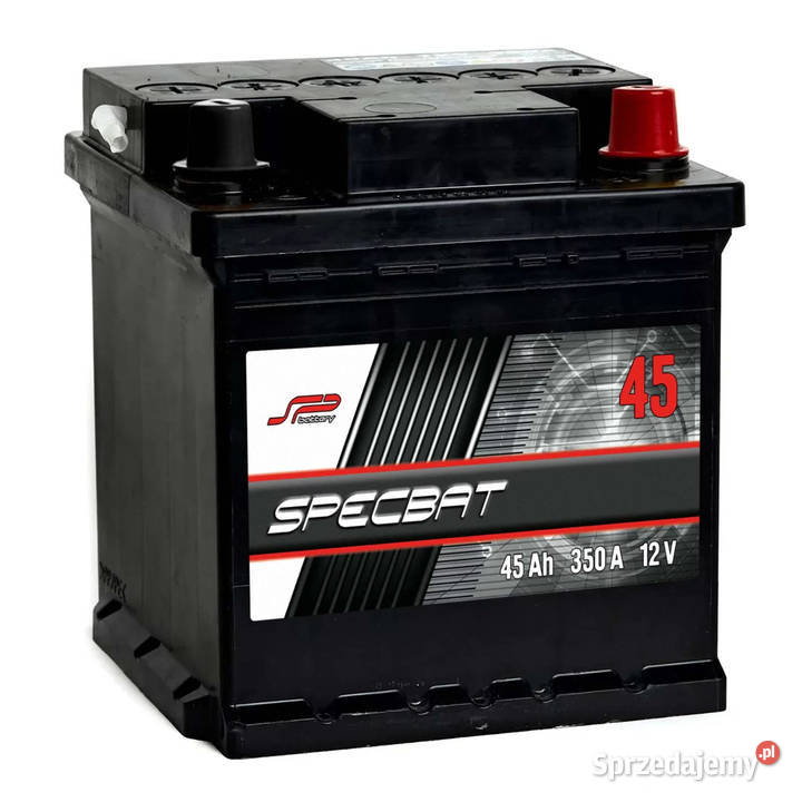 Akumulator SPECBAT 45Ah 350A EN Kostka PRAWY osobowe dolnośląskie Wrocław sprzedam