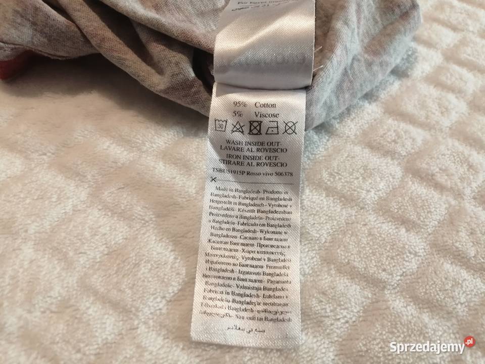 Koszulka krótki rękaw paski 104110 Terranova Czeladź