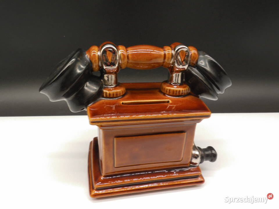 Kolekcjonerska Skarbonka figurka Goebel Telefon
