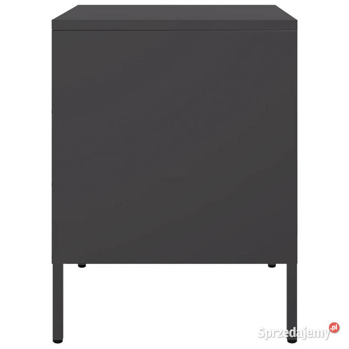 Szafki nocne 2 czarne 36x39x505 stal WM842911 Warszawa sprzedam