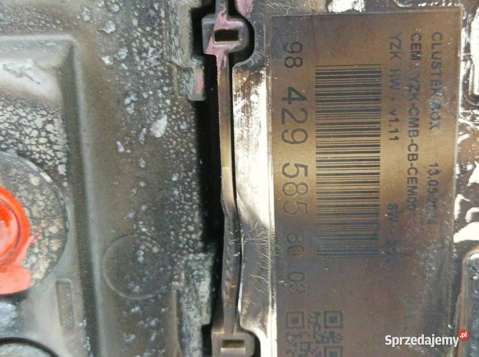WYŚWIETLACZ 9842958580 9848049880 Opel Astra VI
