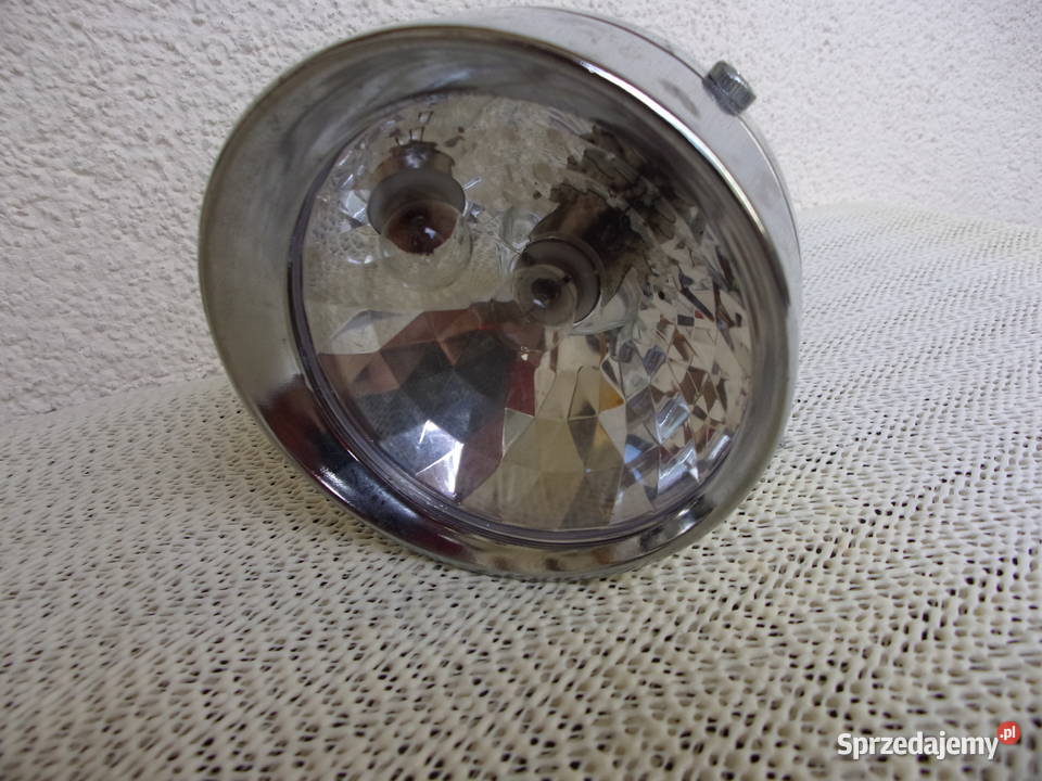 Duża Nowa lampa 2 x żarówkowa na dynamo z Warszawa