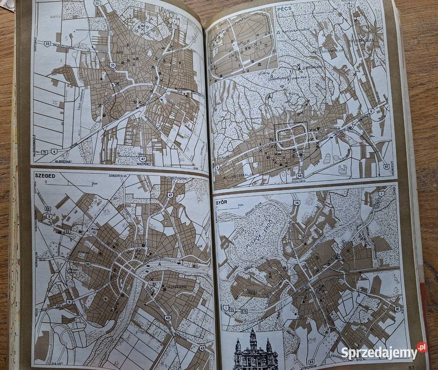 Road atlas of Hungary 1360 000 j ang niem franc miękka Kraków