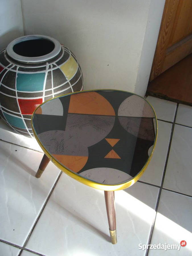 Stylowy stolik kawowy w stylu rockabilly z lat Wrocław