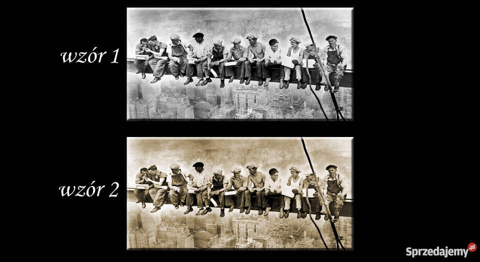 YORK Obraz ROBOTNICY NA BELCE 100x50 CANVAS Wrocław