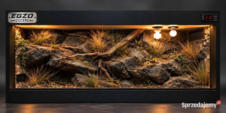 Terrarium Egzo Systems agamy brodatej żółwia wielkopolskie Jarocin sprzedam