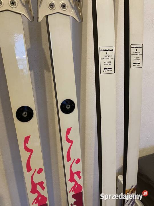 Narty biegowe Germina 2 pary kijki jedne Warszawa