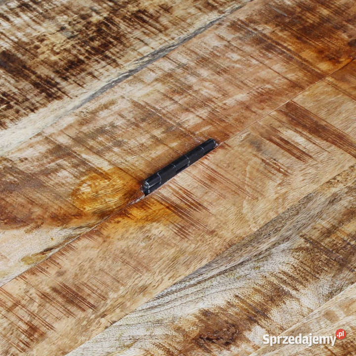 Stolik kawowy chropowate drewno mango 70 x 70 x Warszawa