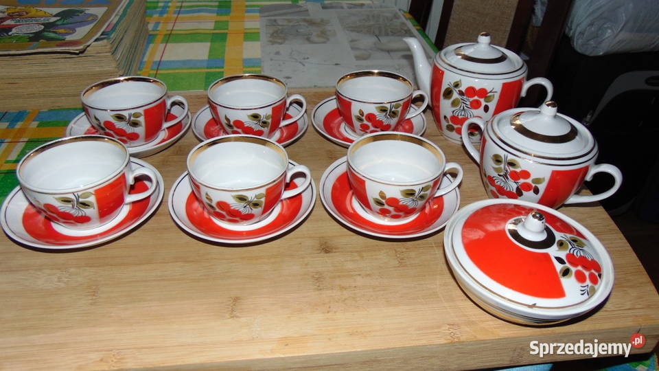Porcelanowy zestaw kawowoherbaciany POŁONNE Porcelana i szkło Białystok