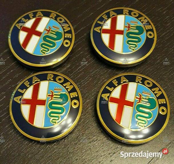 NOWE logo Alfa Romeo 50mm 4 kolory znaczek Akcesoria samochodowe lubelskie Zamość sprzedam