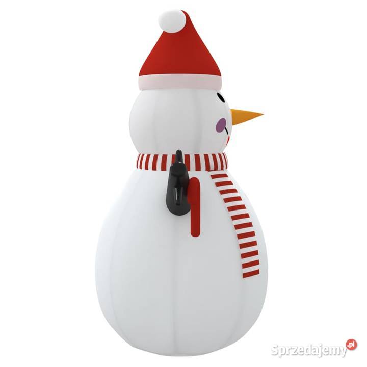 vidaXL Nadmuchiwany bałwan z oświetleniem LED