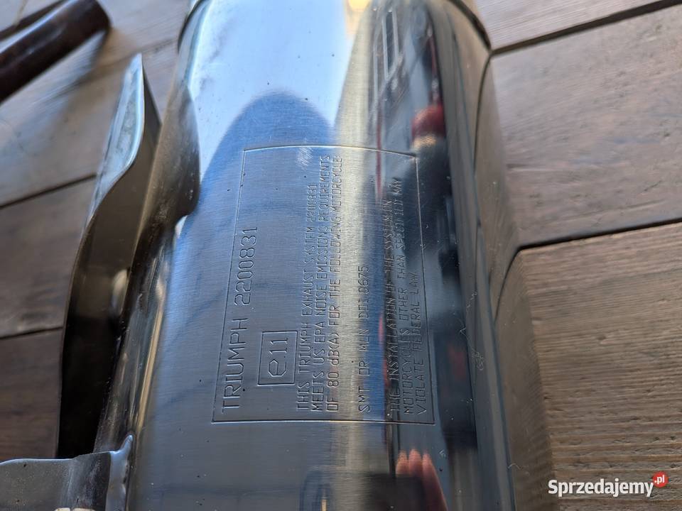 Tłumiki Triumph Street Triple 675 R oryginalne Ozimek sprzedam