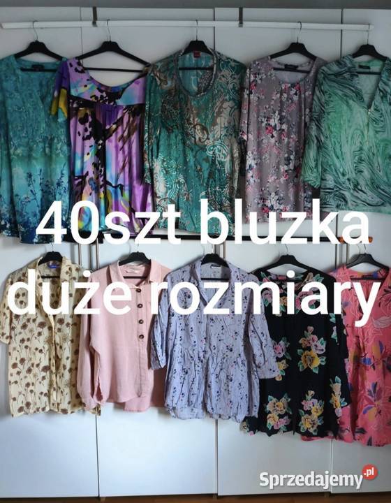 40 sztuk paczka odzieży bluzka damska mix małopolskie Kraków