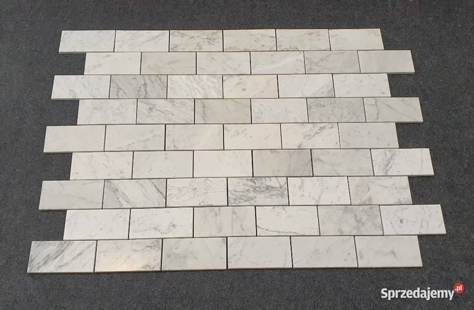 Mozaika Bianco Carrara Bricks matowa dolnośląskie Bielawa