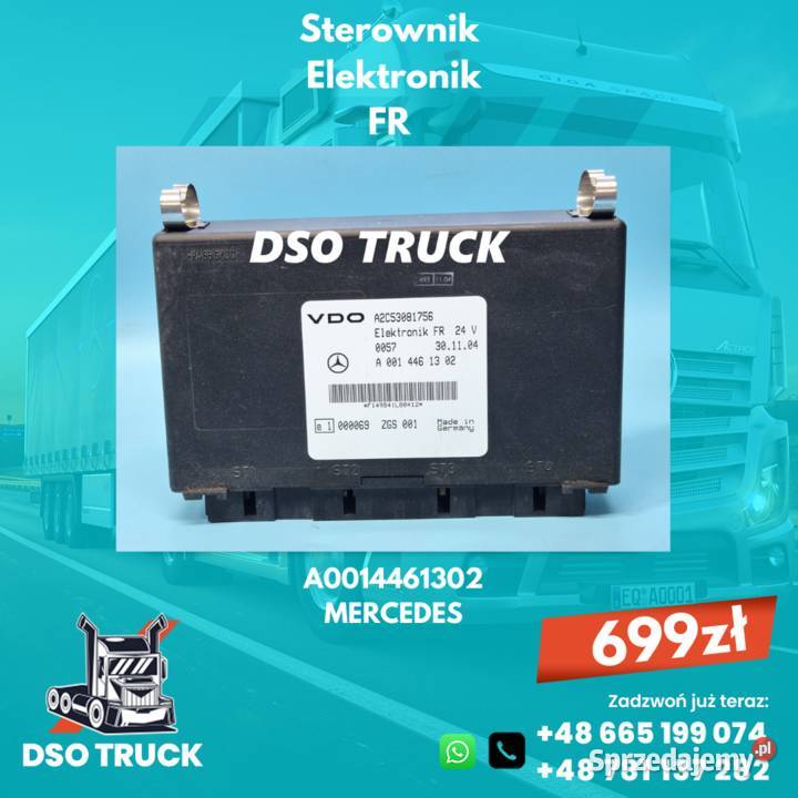 A0014461302 STEROWNIK FR MERCEDES ATEGO ACTROS