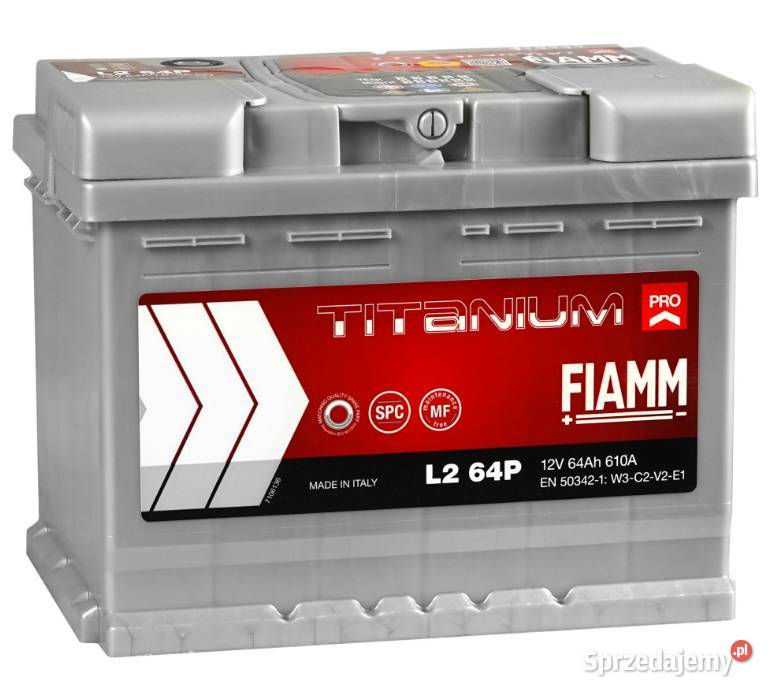 Akumulator FIAMM TITANIUM PRO 12V 64Ah 610A osobowe Starogard Gdański