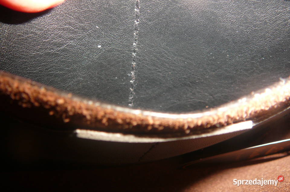 Kosmetyczka czarna i brąz cieniowana Nowa Uniseks