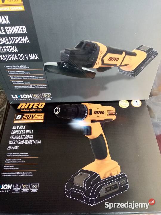 Zestaw elektronarzędzi Szlifierka Wiertarko Wieliczka
