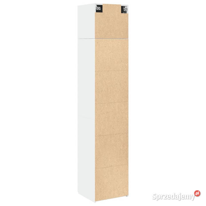 Wąska szafka biała 45x425x225 materiał Pozostałe mazowieckie Warszawa