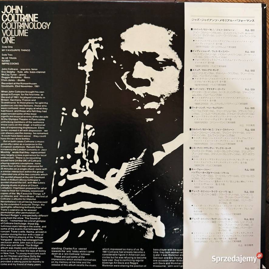John Coltrane Coltranology Volume one EXNM Japan Gdynia