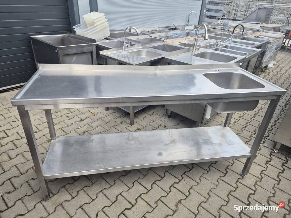 Zlew Gastronomiczny 1 Komorowy Z Półką 1906095 B Ostrów Wielkopolski