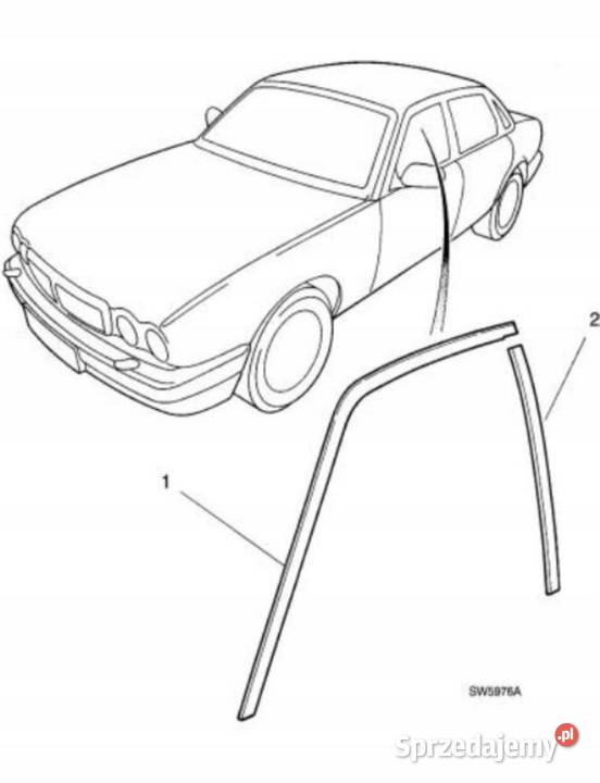 PROWADNICA SZYBY PRZÓD JAGUAR XJ X308 sprzedam