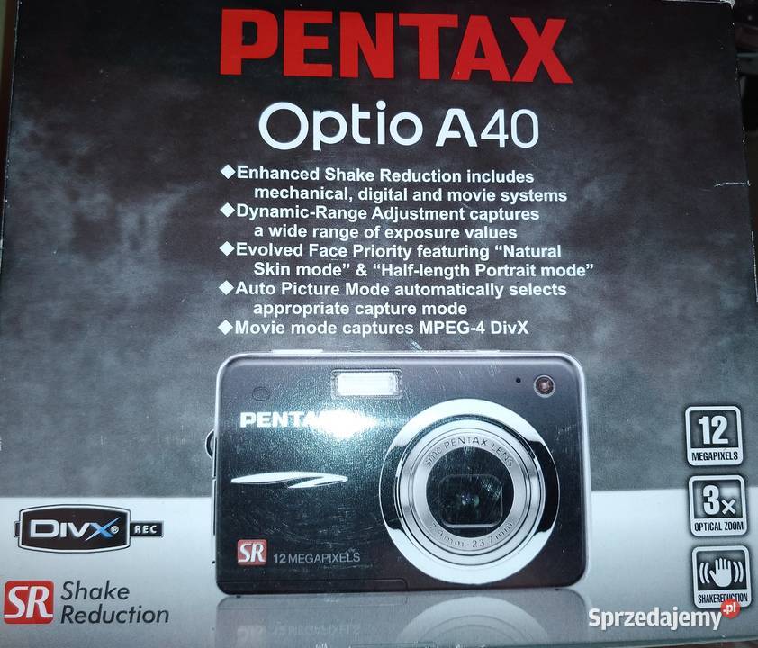 PENTAX Optio A4 aparat kompaktowy 12 Mpix zoom Częstochowa