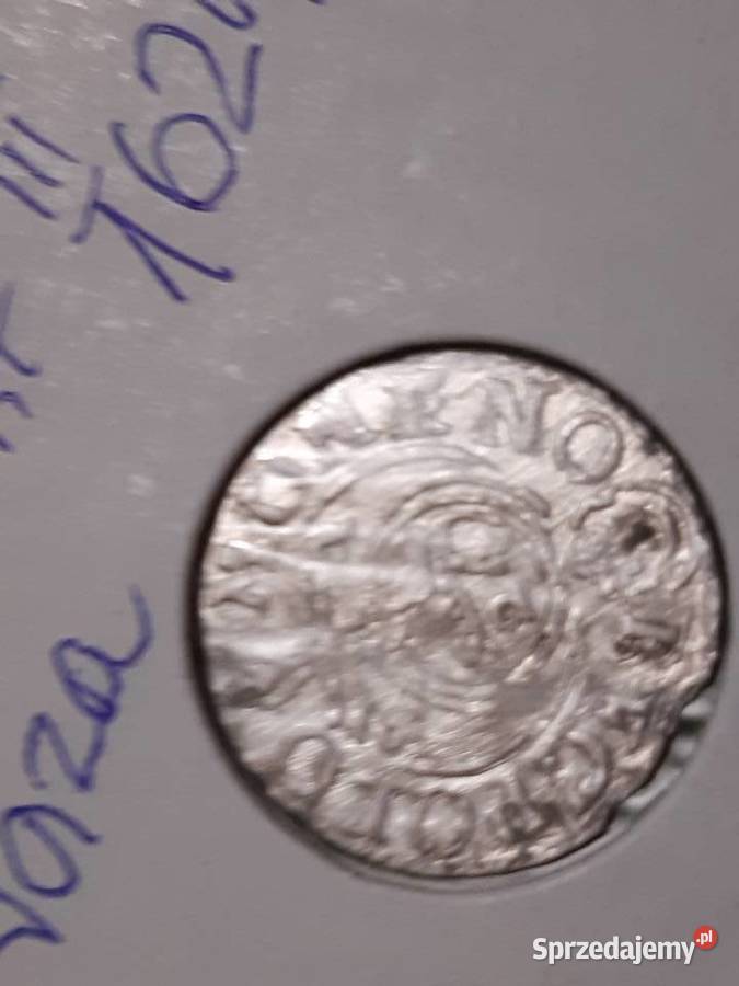 moneta srebrna polska Zygmunta III Waza z 1624r