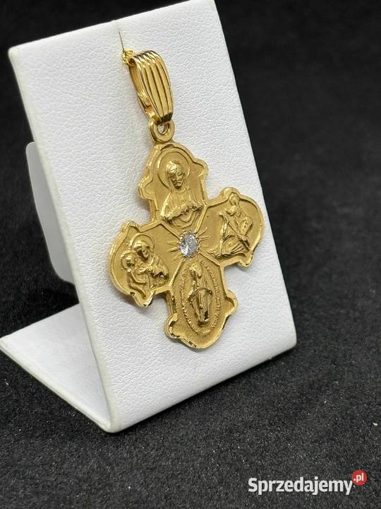 Złota Zawieszka pr 585 514g z Diamentem złoto Elbląg sprzedam