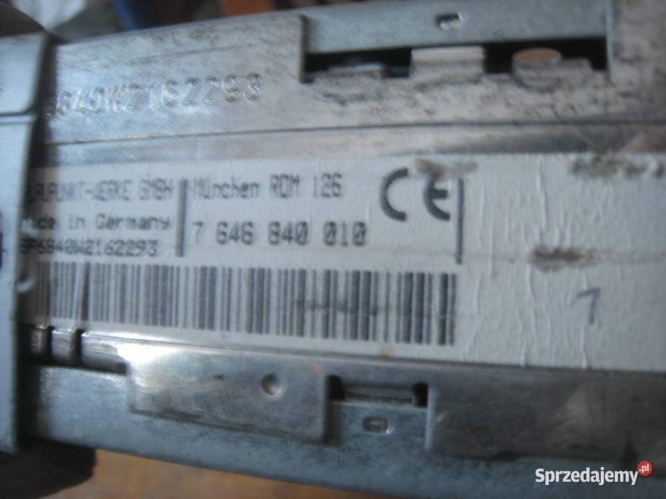 Radio Blaupunkt munchen rdm 126 Blaupunkt Kraków