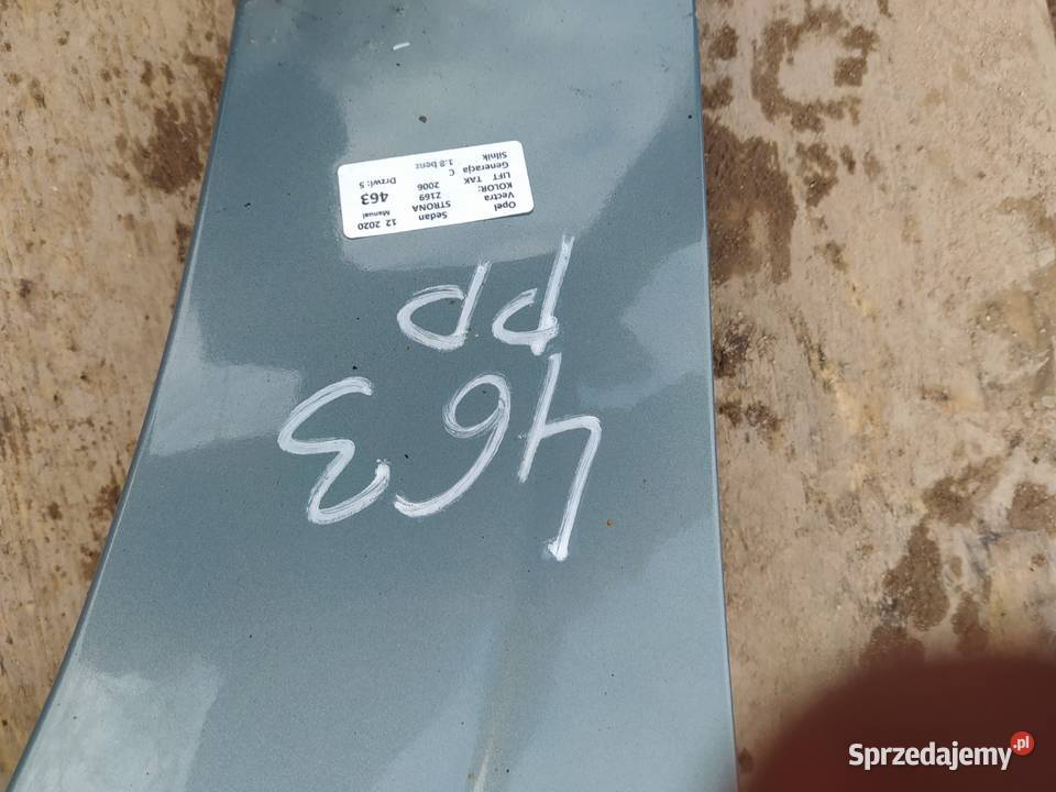OPEL VECTRA C FL Z169 BŁOTNIK PRZÓD PRAWY osobowe wielkopolskie