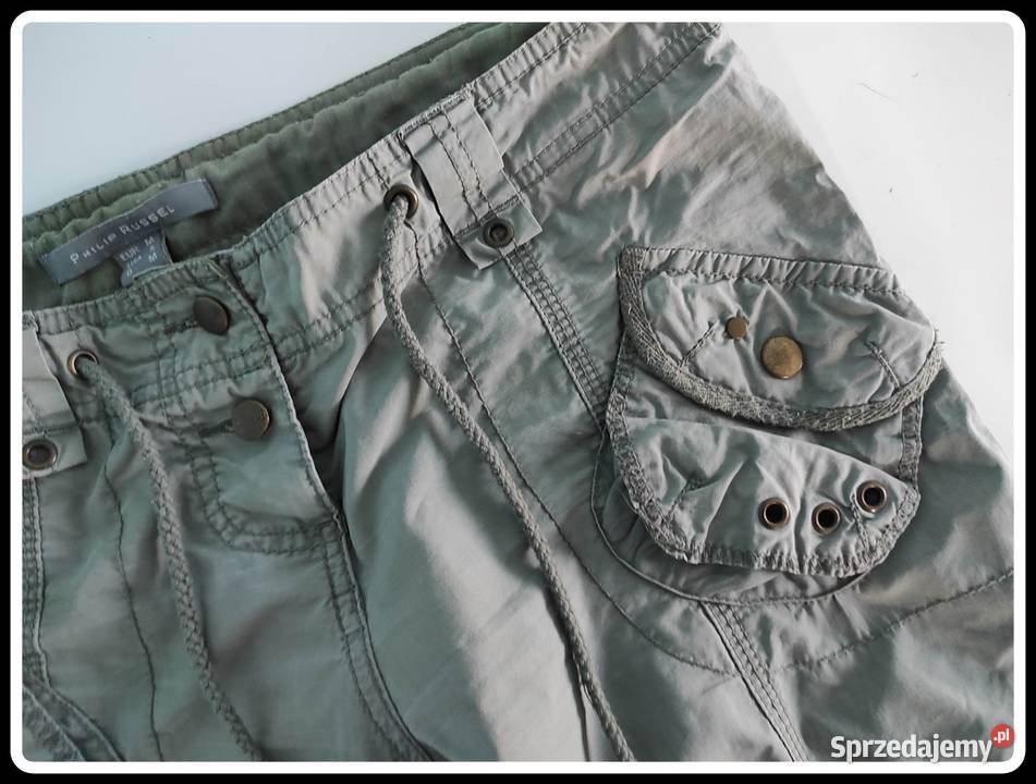 Spodenki szorty Philip Russel 38 M khaki Do łydki Płock