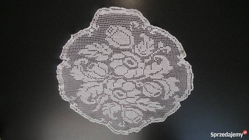 serwetka szydełkowa serweta rękodzieło róża Gdańsk sprzedam