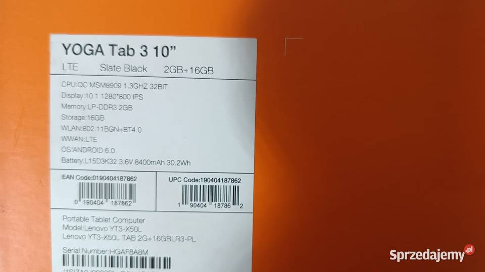 Tablet Lenovo Yoga Tablet 3 10 216GB LTE IBM Lenovo Katowice