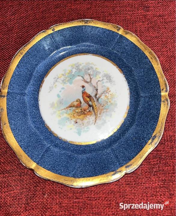 Talerzyk Staffordshire England Bażanty Gdańsk sprzedam