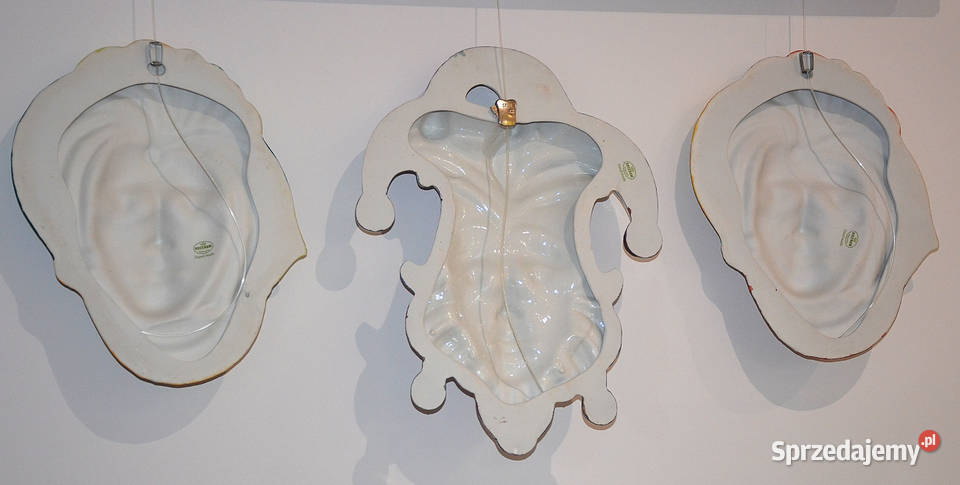 Porcelana Roceram Maski dekoracje ścienne duże Środa Wielkopolska